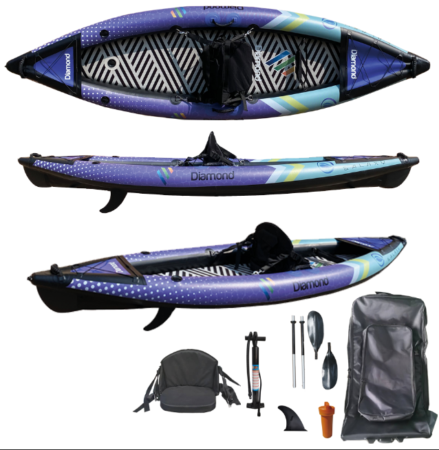 HYBRID INFLATABLE KAYAK SINGLE SEATER 310