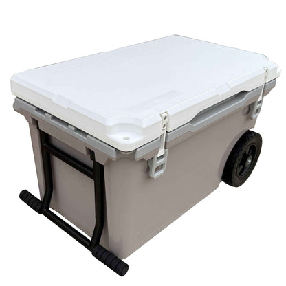 48QT Ultra Light Hard Cooler with Handles&Wheels