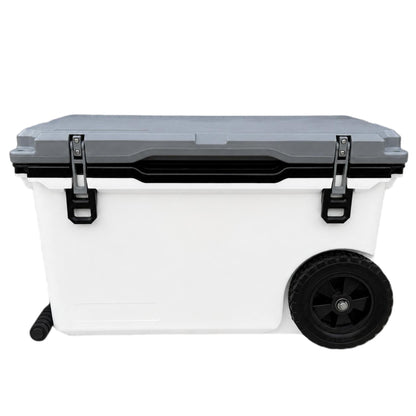 48QT Ultra Light Hard Cooler with Handles&Wheels