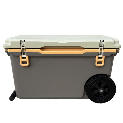 48QT Ultra Light Hard Cooler with Handles&Wheels