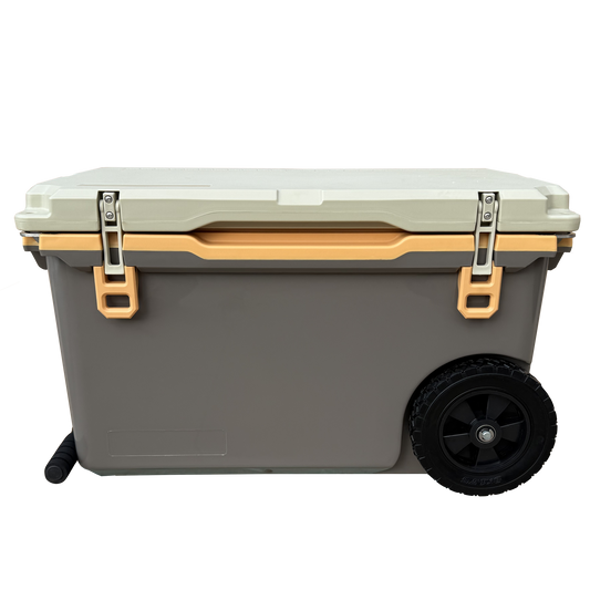 48QT Ultra Light Hard Cooler with Handles&Wheels