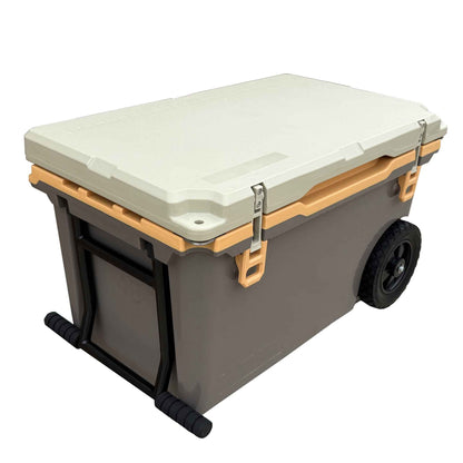 48QT Ultra Light Hard Cooler with Handles&Wheels